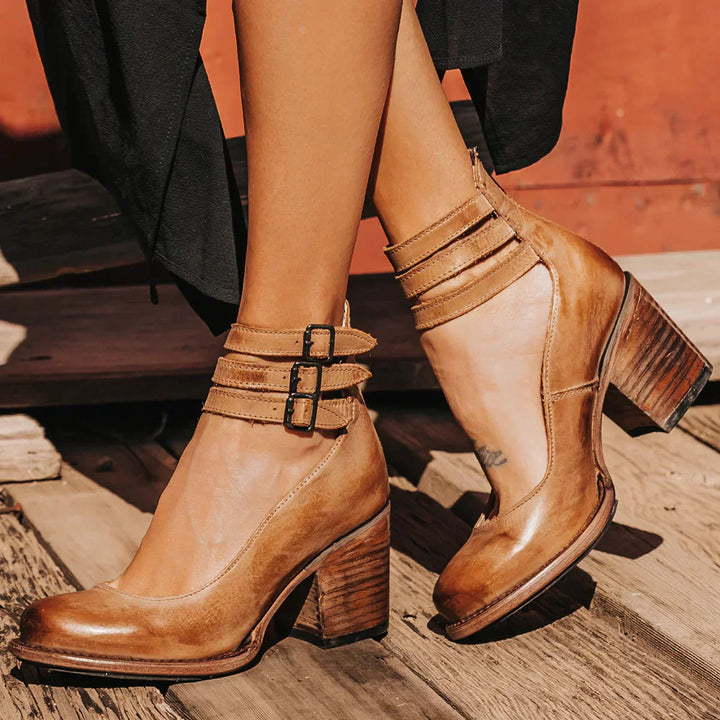 Elena | Pompes à talons hauts Vintage