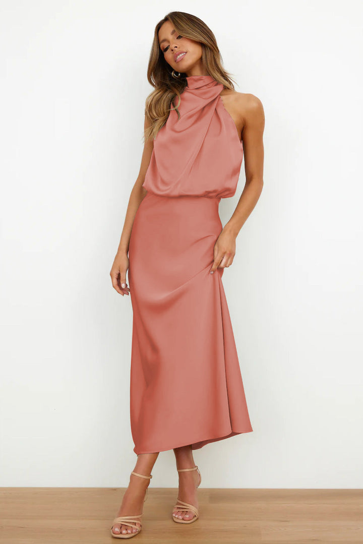 Valeria™ | Robe Longue avec Col Halter