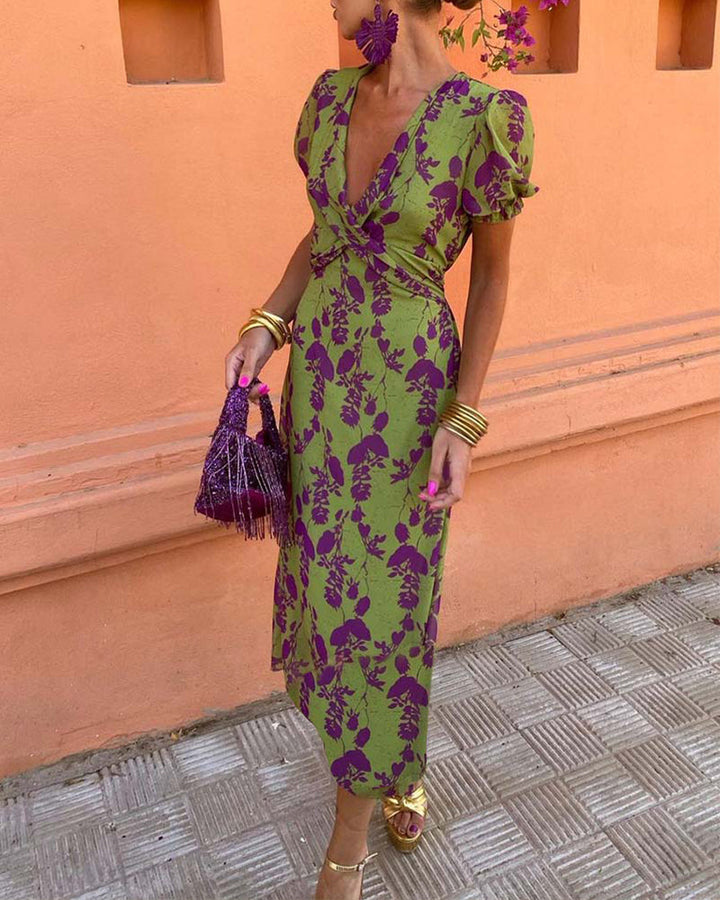 Brie - Robe midi élégante