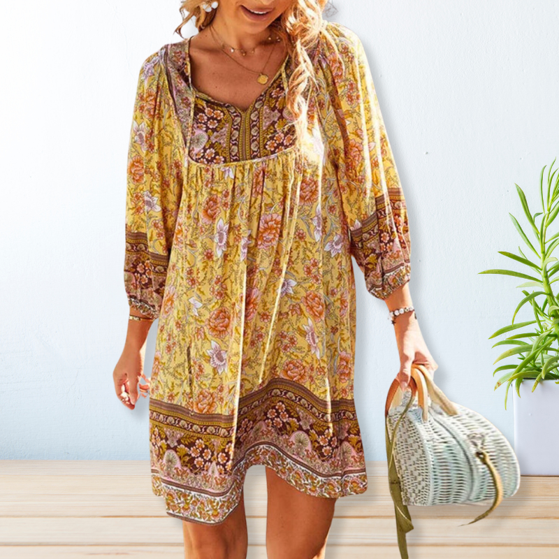 Keila - Robe longue bohème