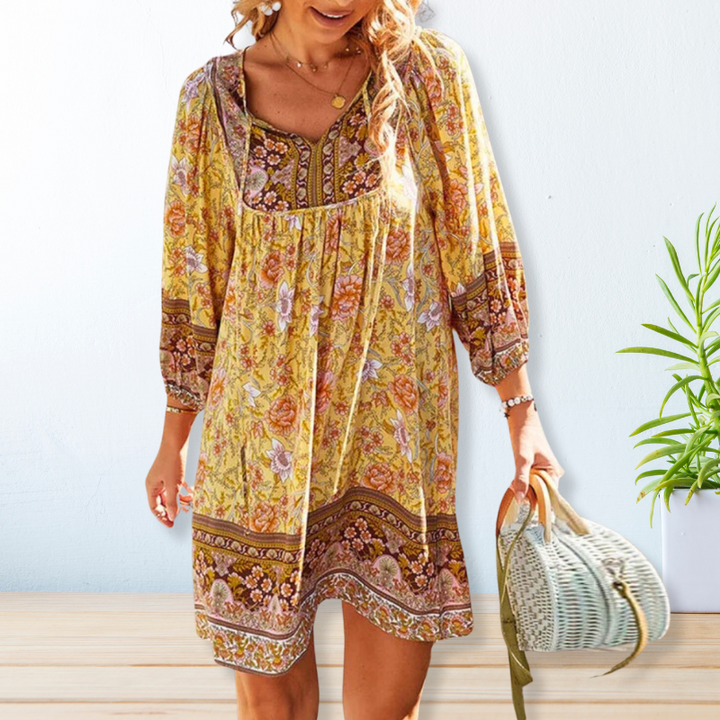 Keila - Robe longue bohème