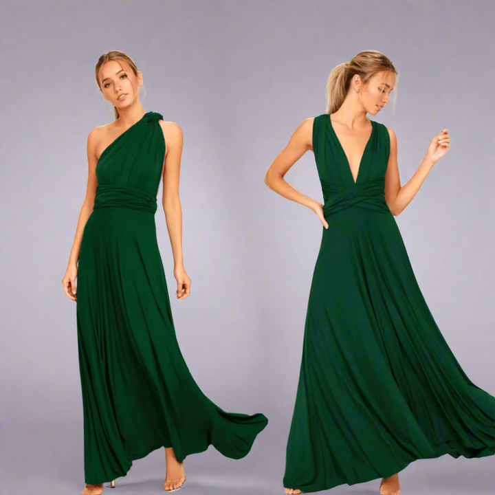 Dagmar | Robe portefeuille en tissu premium pour des apparitions élégantes