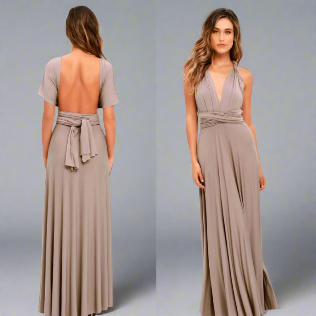 Dagmar | Robe portefeuille en tissu premium pour des apparitions élégantes