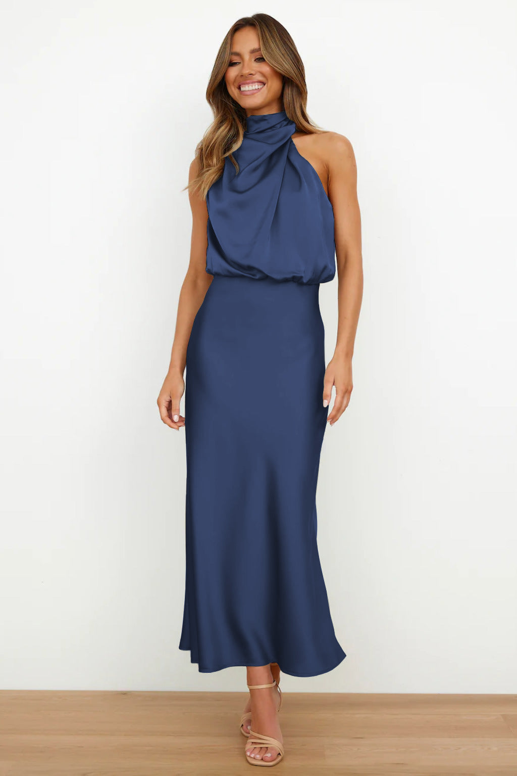 Valeria™ | Robe Longue avec Col Halter