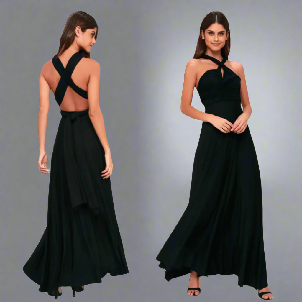 Dagmar | Robe portefeuille en tissu premium pour des apparitions élégantes