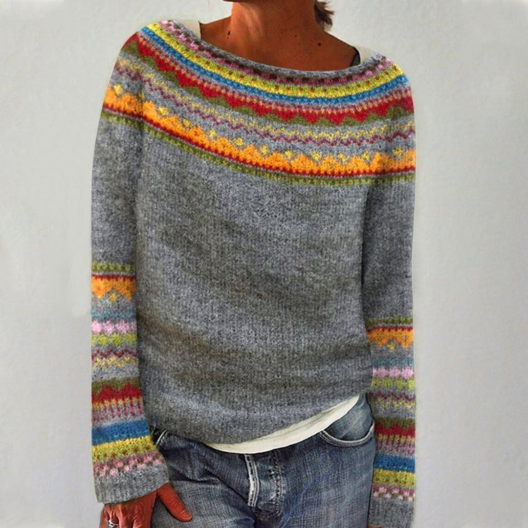 Barbara - Pull rétro élégant et confortable