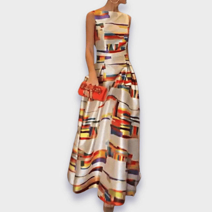 Babette | Robe longue faite à la main en tissu premium