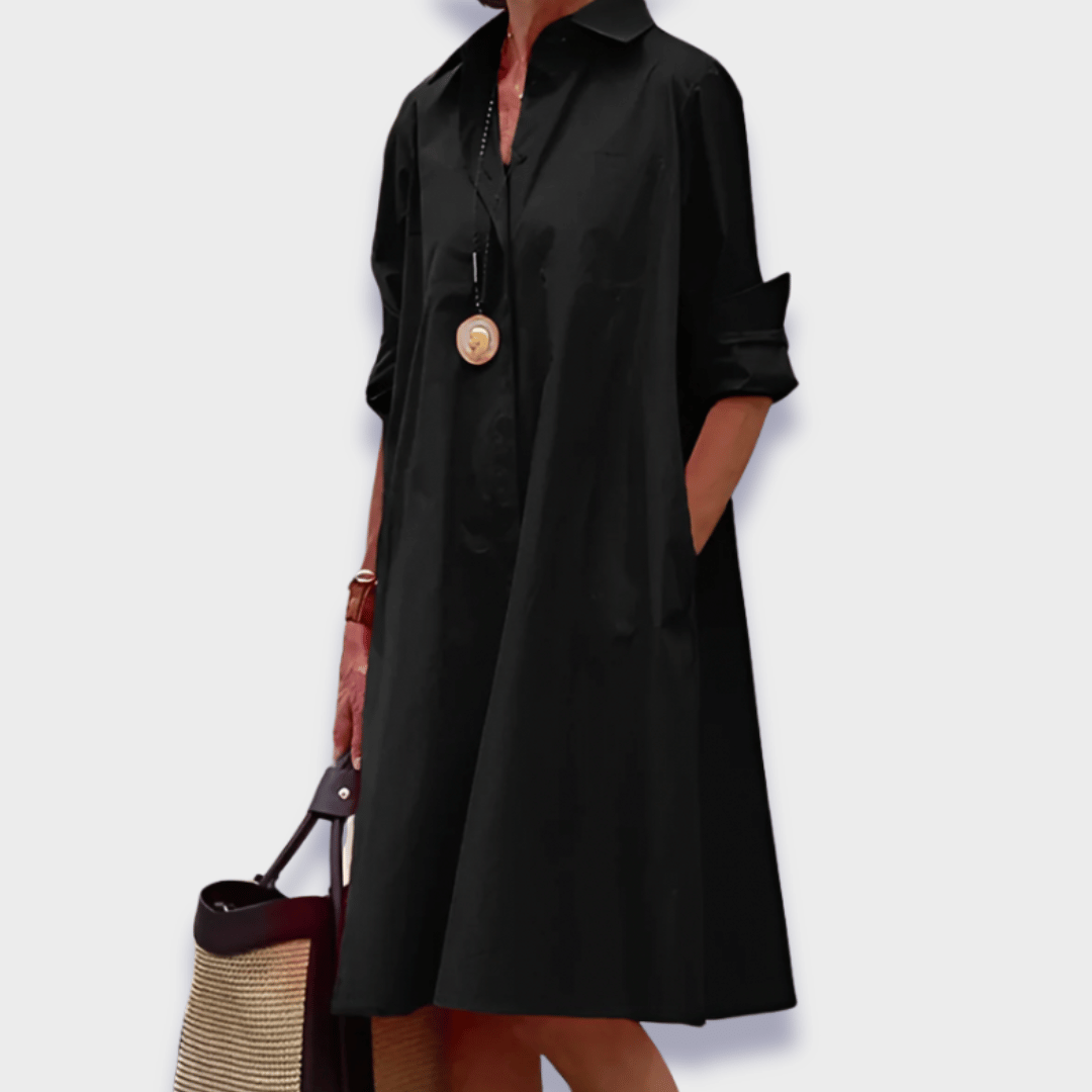 Bettina | Robe polo stylée en tissu premium