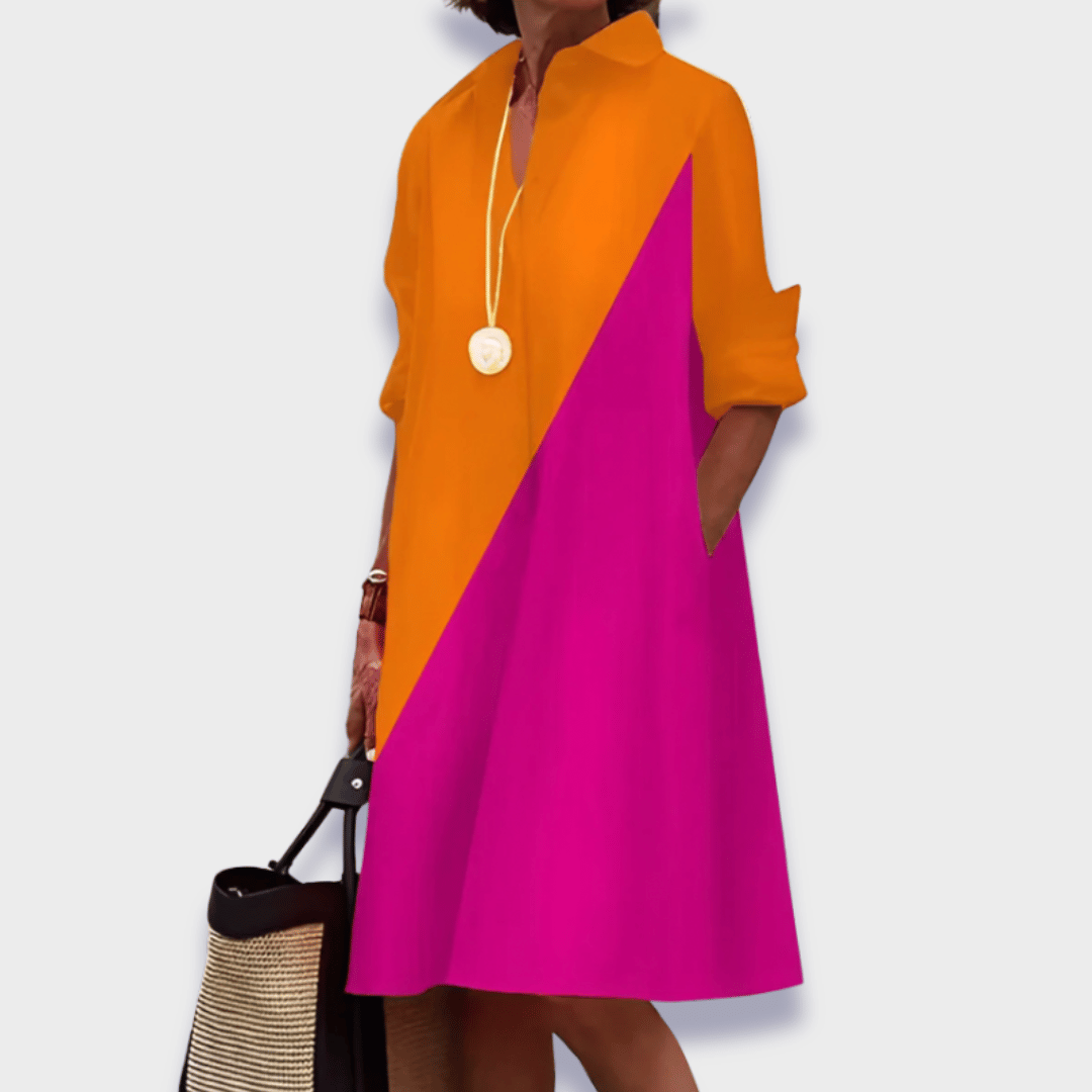 Bettina | Robe polo stylée en tissu premium