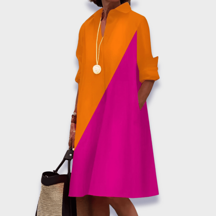 Bettina | Robe polo stylée en tissu premium