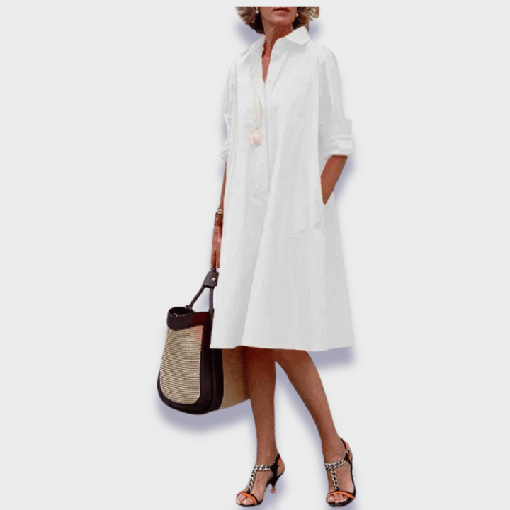 Bettina | Robe polo stylée en tissu premium