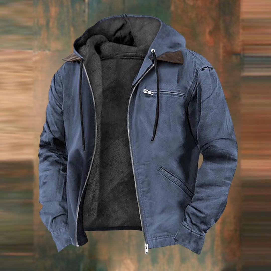 Luis | Veste avec fermeture éclair et capuche