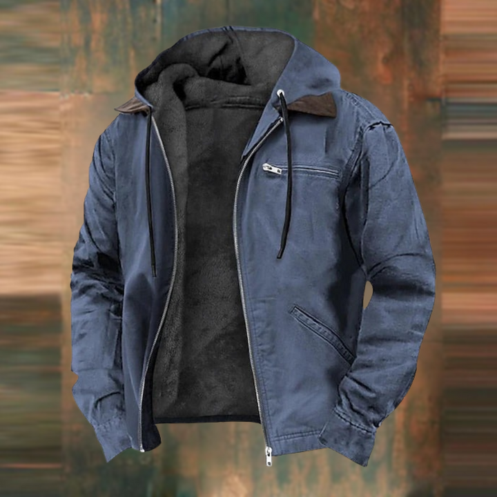 Luis | Veste avec fermeture éclair et capuche