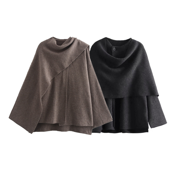 Ophélie - Manteau cape douillet et tendance