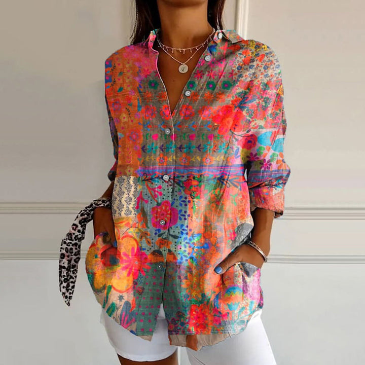 Anna™ - Blouse élégante avec imprimé floral
