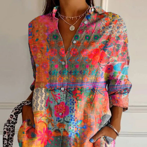 Anna™ - Blouse élégante avec imprimé floral