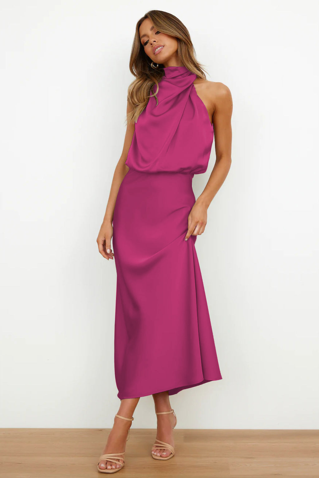 Valeria™ | Robe Longue avec Col Halter