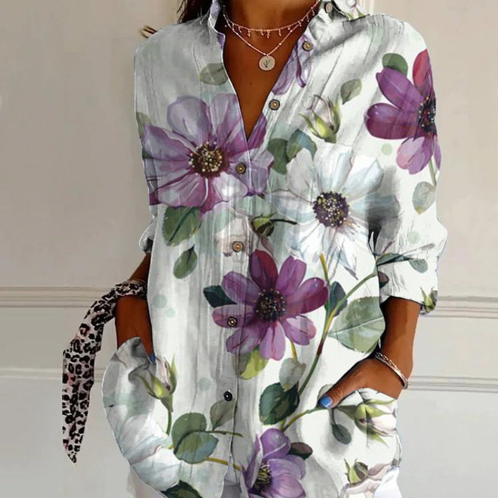 Diane | Blouse Artistique Élégante