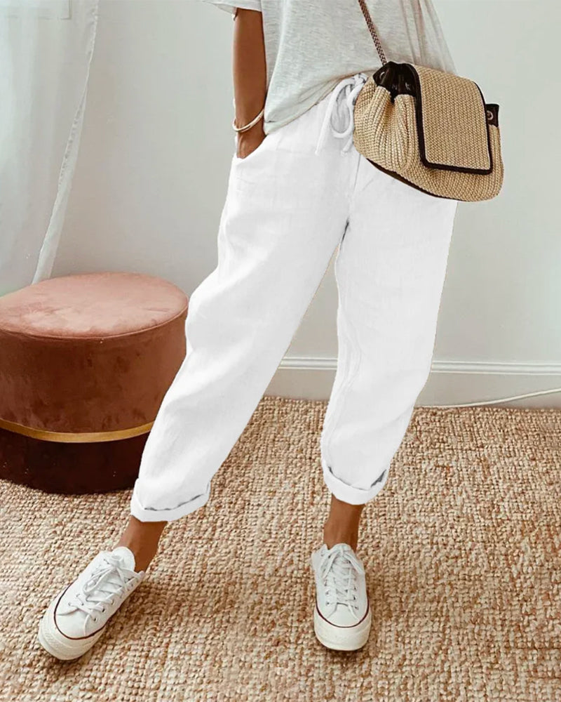 Daisy™ – Pantalon en lin de luxe anti-transpiration