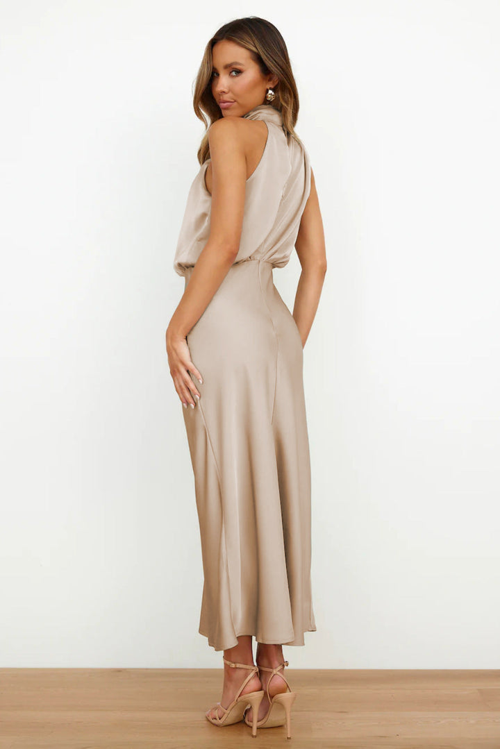 Valeria™ | Robe Longue avec Col Halter