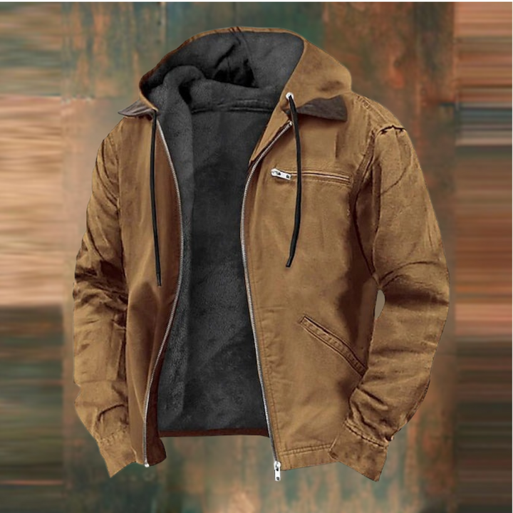 Luis | Veste avec fermeture éclair et capuche