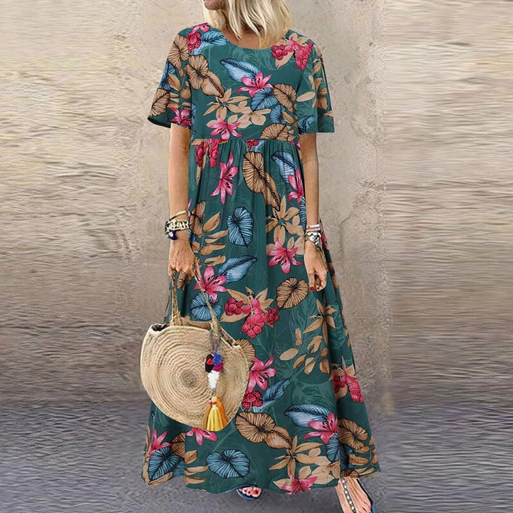 Lotte™ | Robe Maxi Fleurie et Vivid