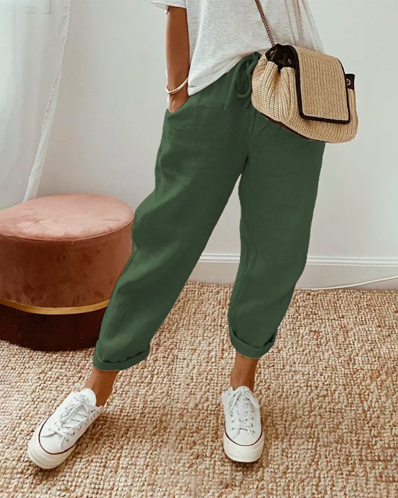 Daisy™ – Pantalon en lin de luxe anti-transpiration