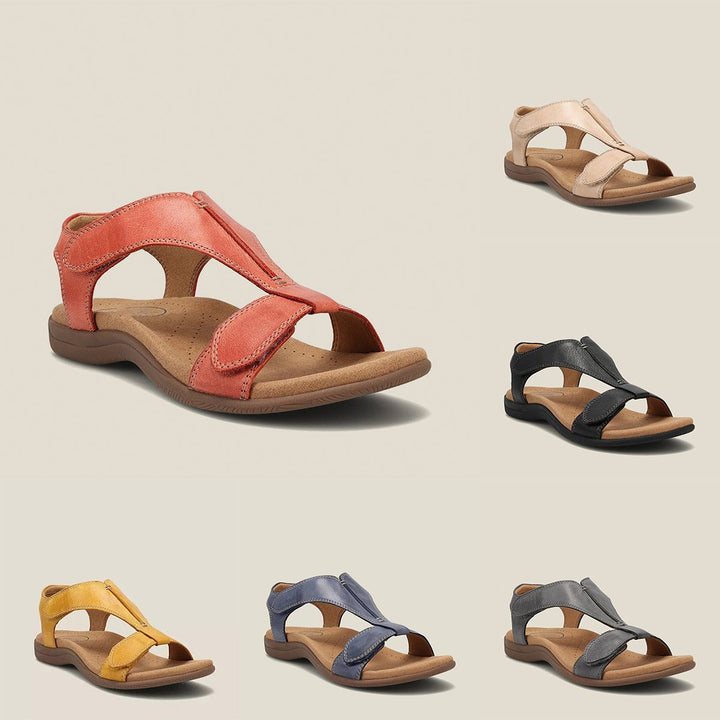 Eva™ - Sandales Orthopédiques en Cuir Décontractées