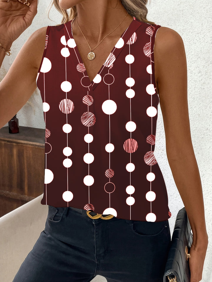 Anna | Blouse Sans Manches Élégante