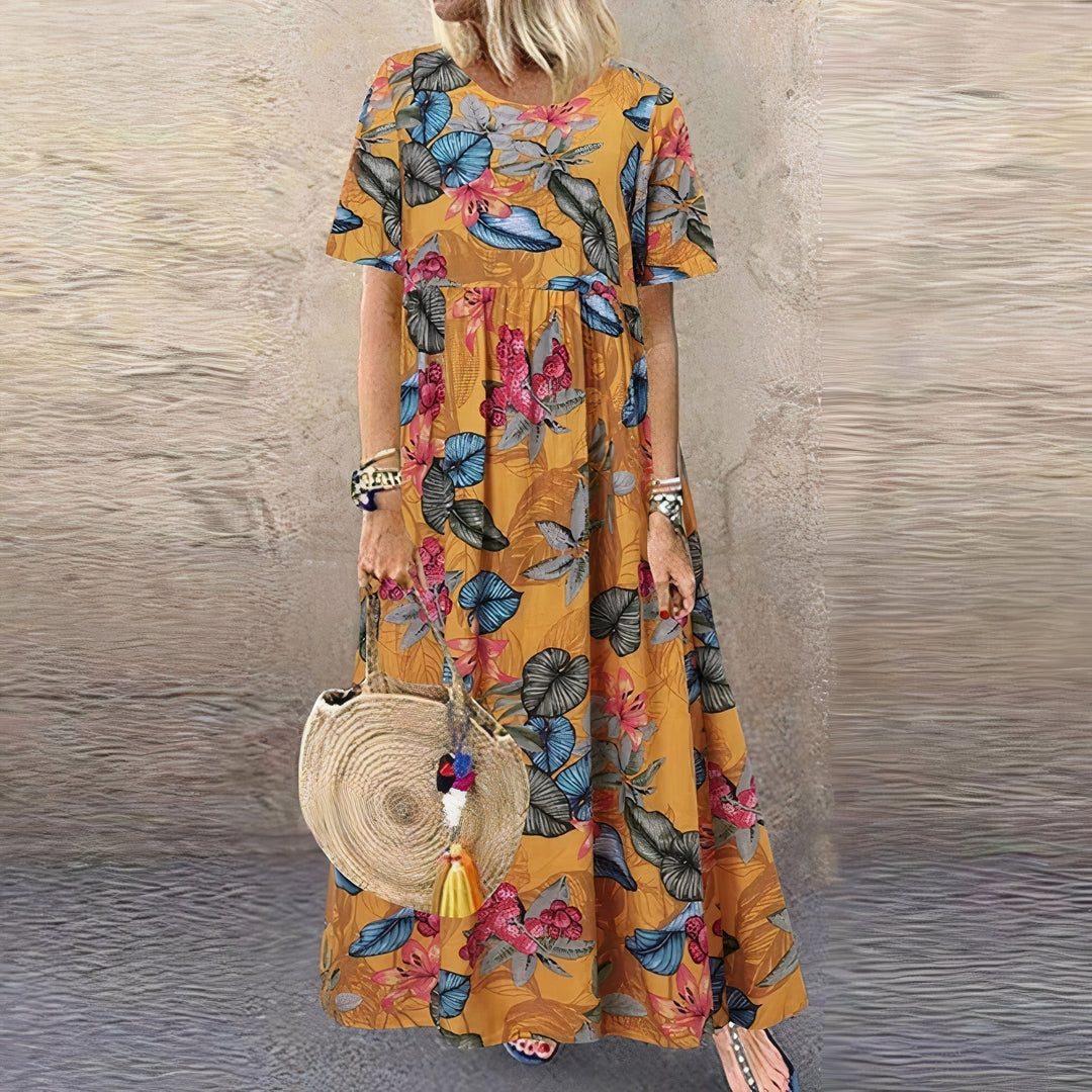 Lotte™ | Robe Maxi Fleurie et Vivid