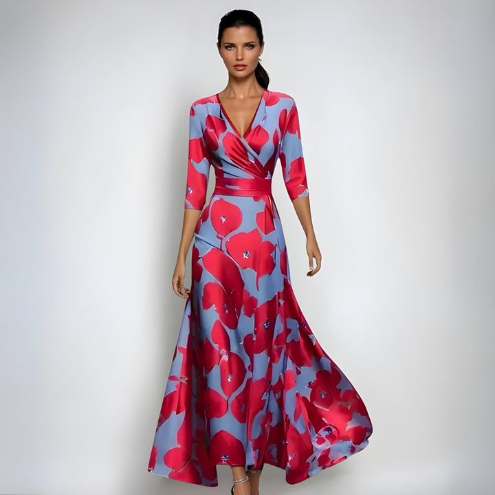 Lunora | Robe élégante à fleurs