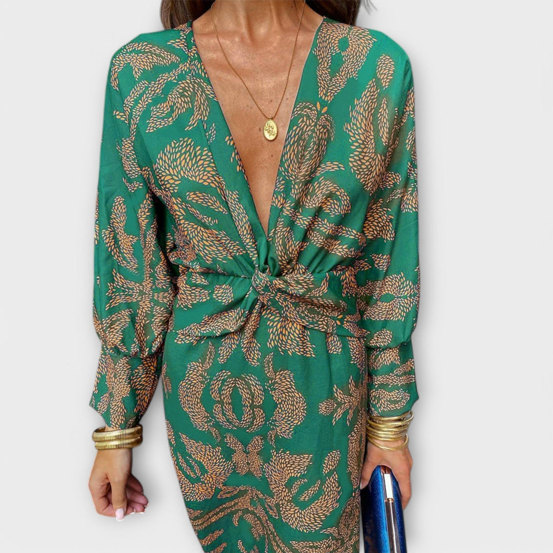 Oriana - Robe élégante à manches longues