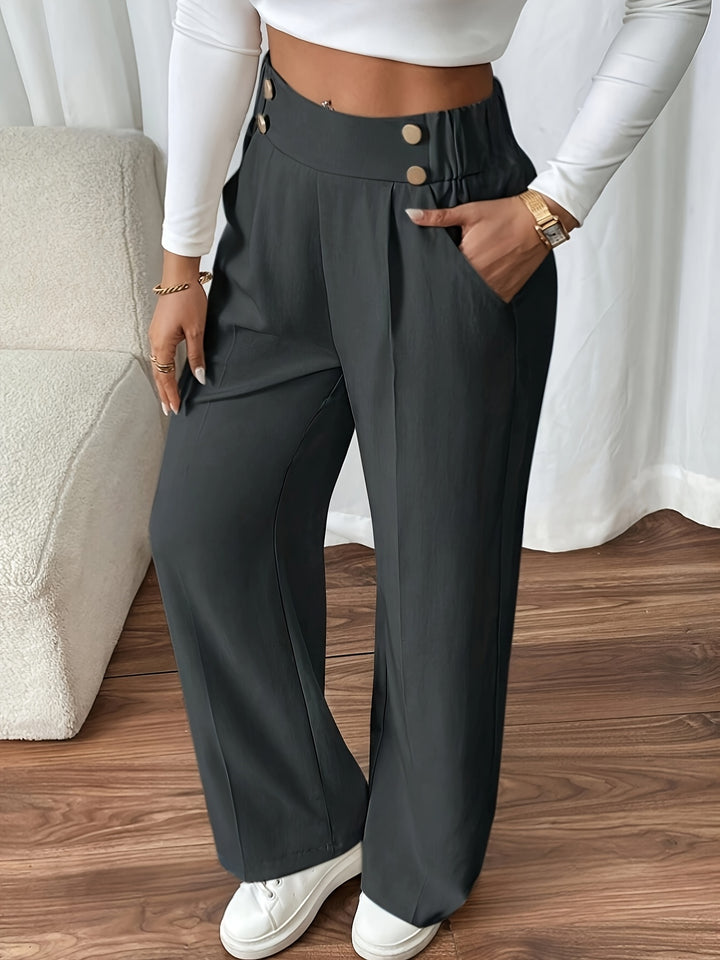 Ariel | Pantalon élégant à boutons