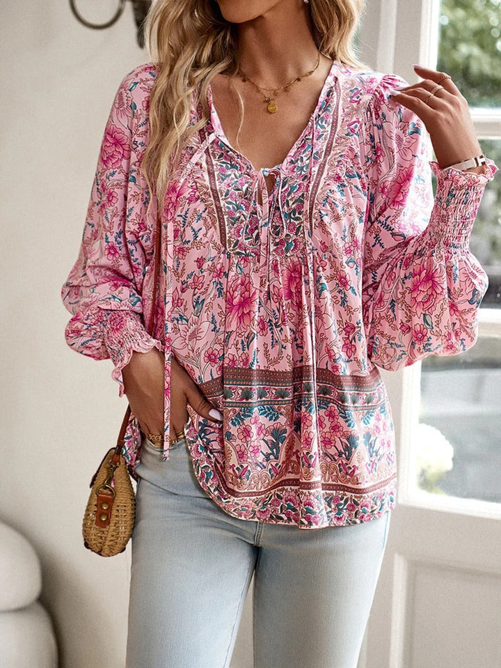 Arya | Blouse Paysanne Boho Blossom