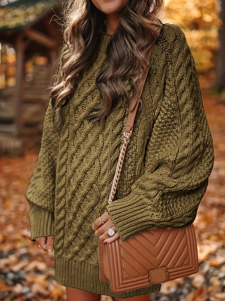 Chloé | Robe Pull Torsadée en Tricot