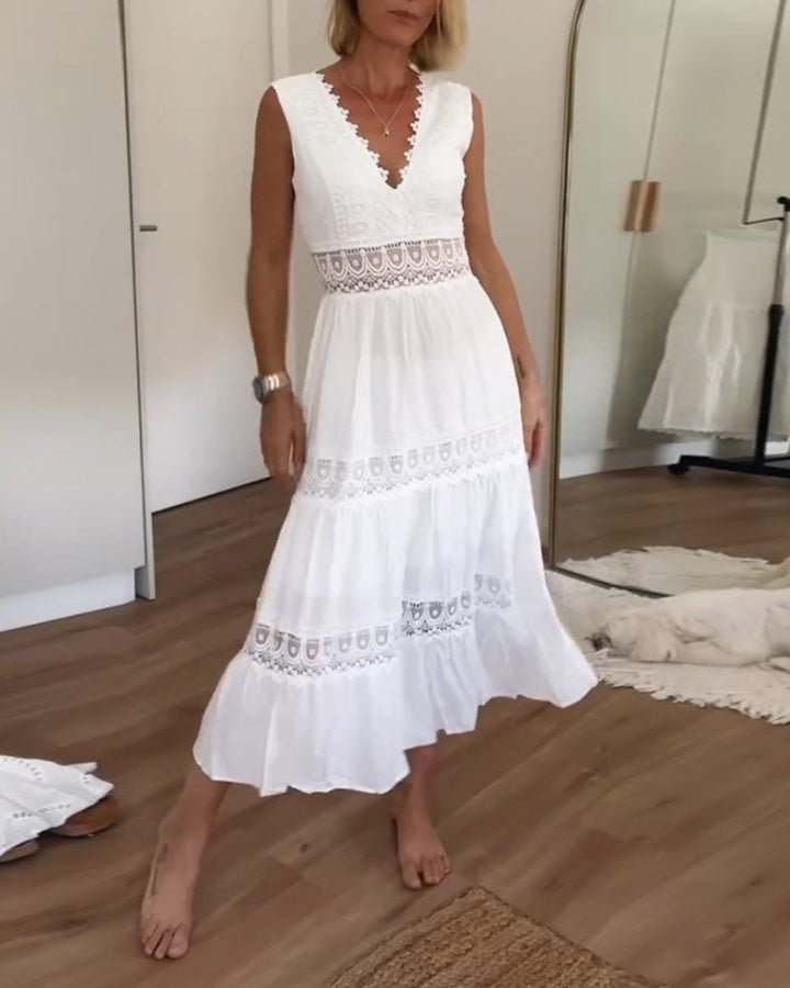 Clover - VENTE DE ROBE EN DENTELLE BLANCHE
