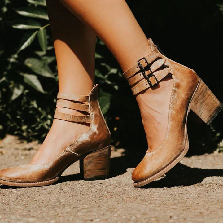 Elena | Pompes à talons hauts Vintage