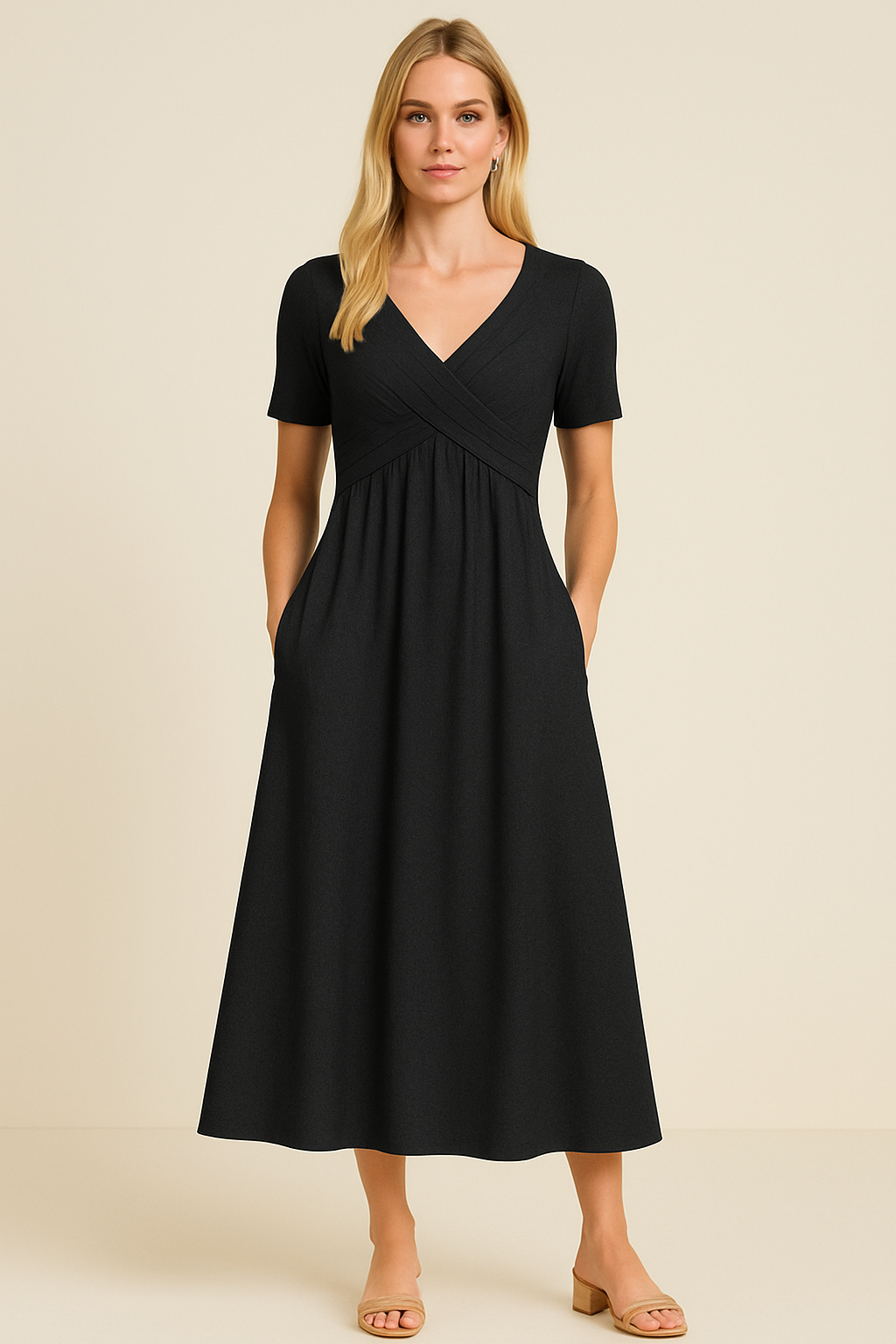 Nadine | Robe longue stylée