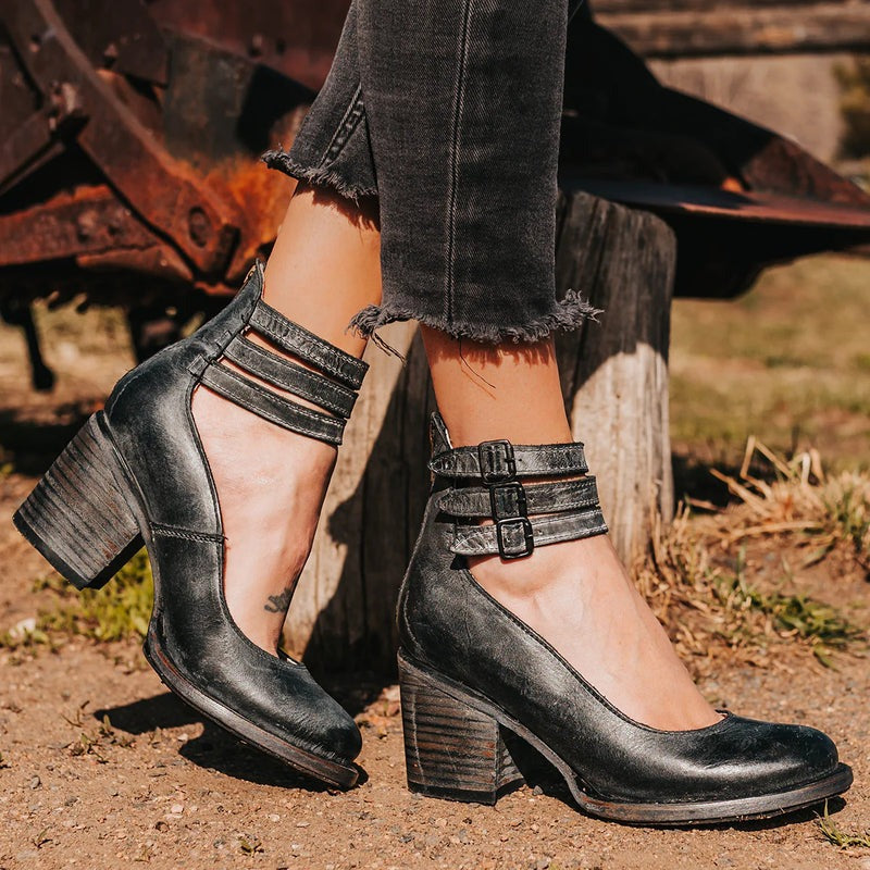 Elena | Pompes à talons hauts Vintage