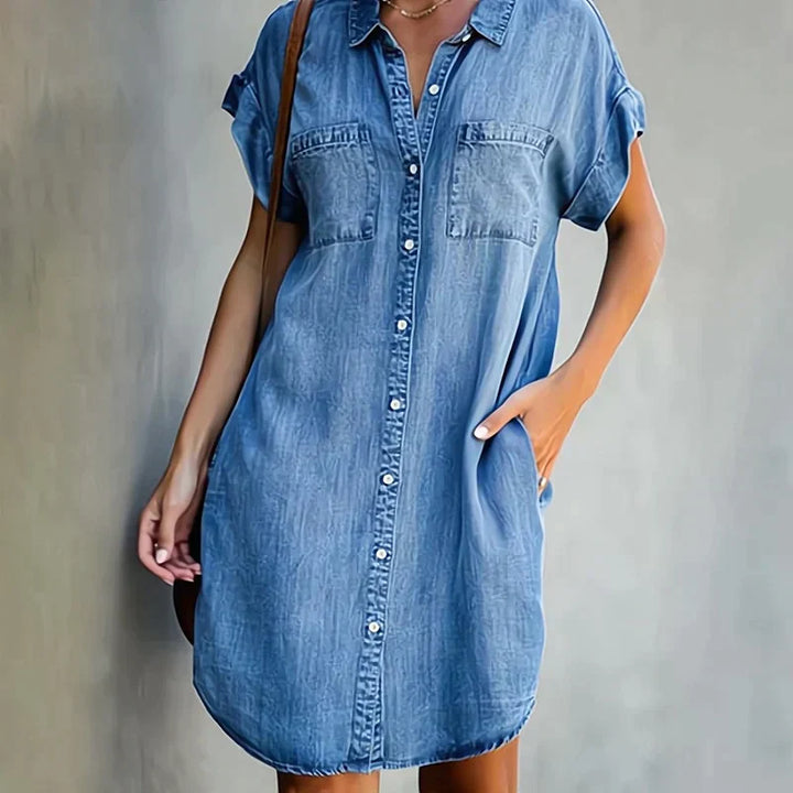 Aubree | Robe Décontractée En Jean