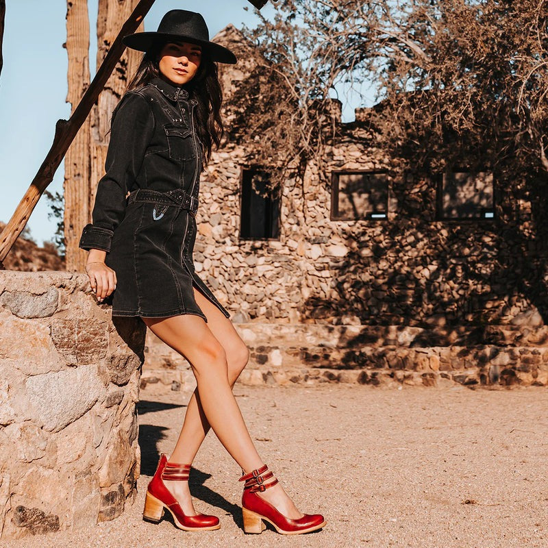 Elena | Pompes à talons hauts Vintage