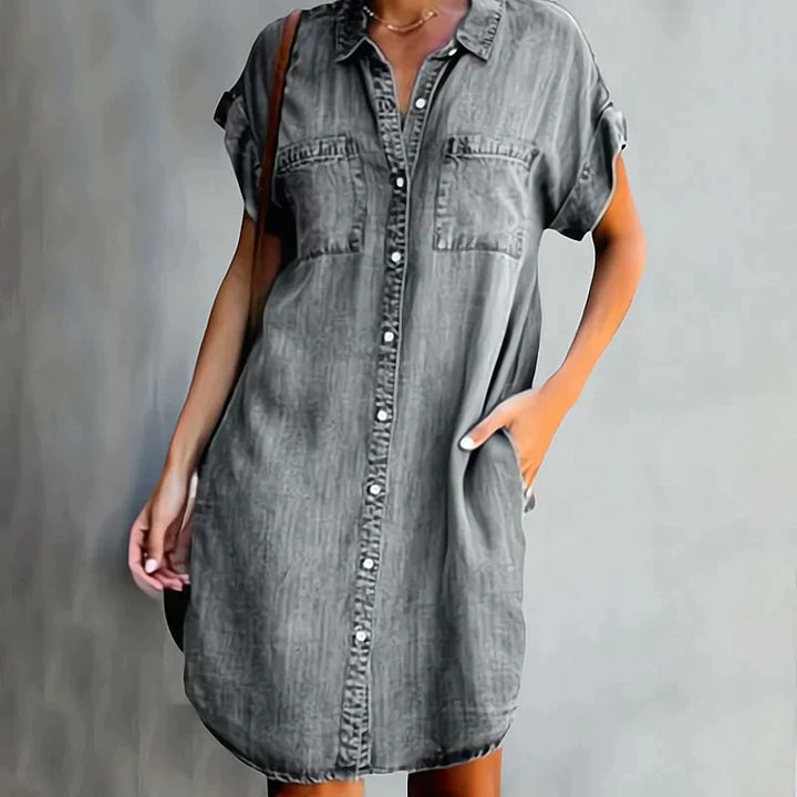 Aubree | Robe Décontractée En Jean