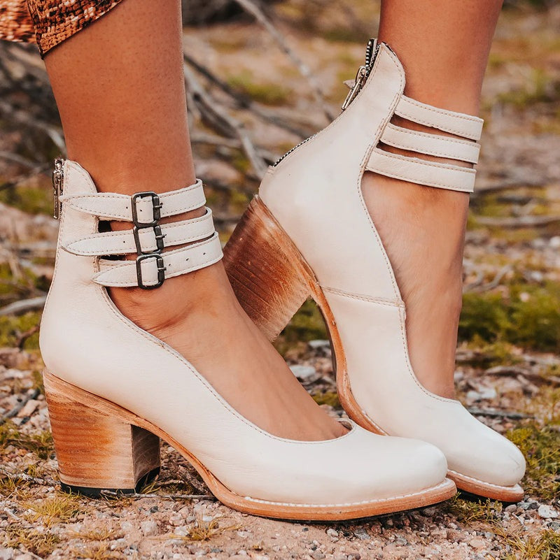 Elena | Pompes à talons hauts Vintage