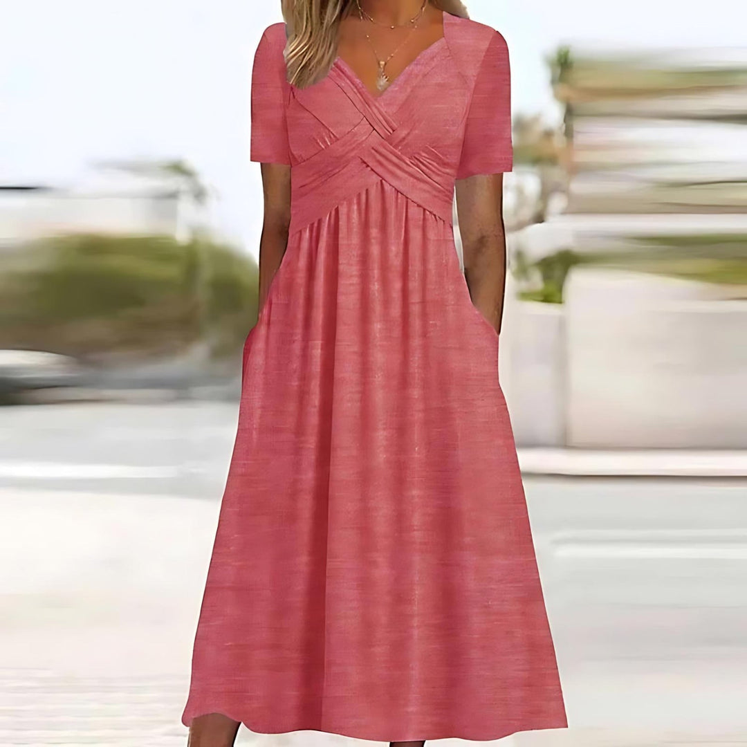 Nadine | Robe longue stylée