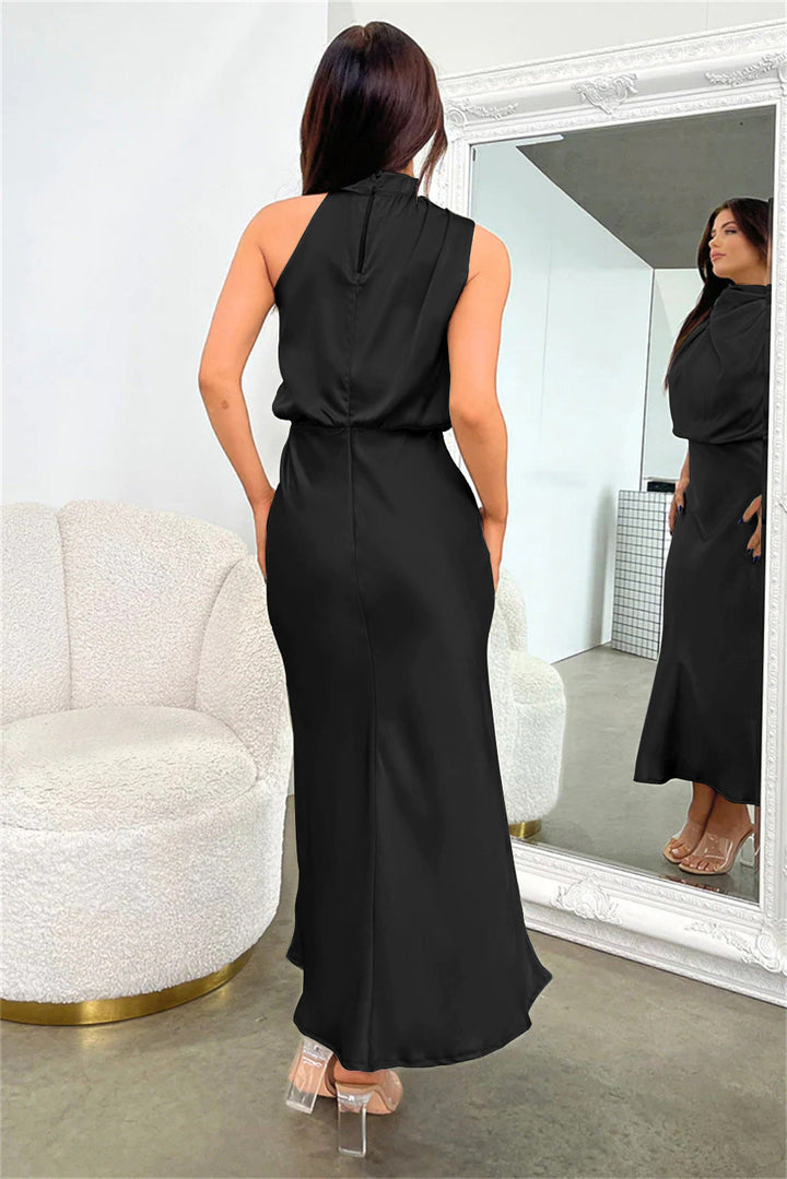 Valeria™ | Robe Longue avec Col Halter