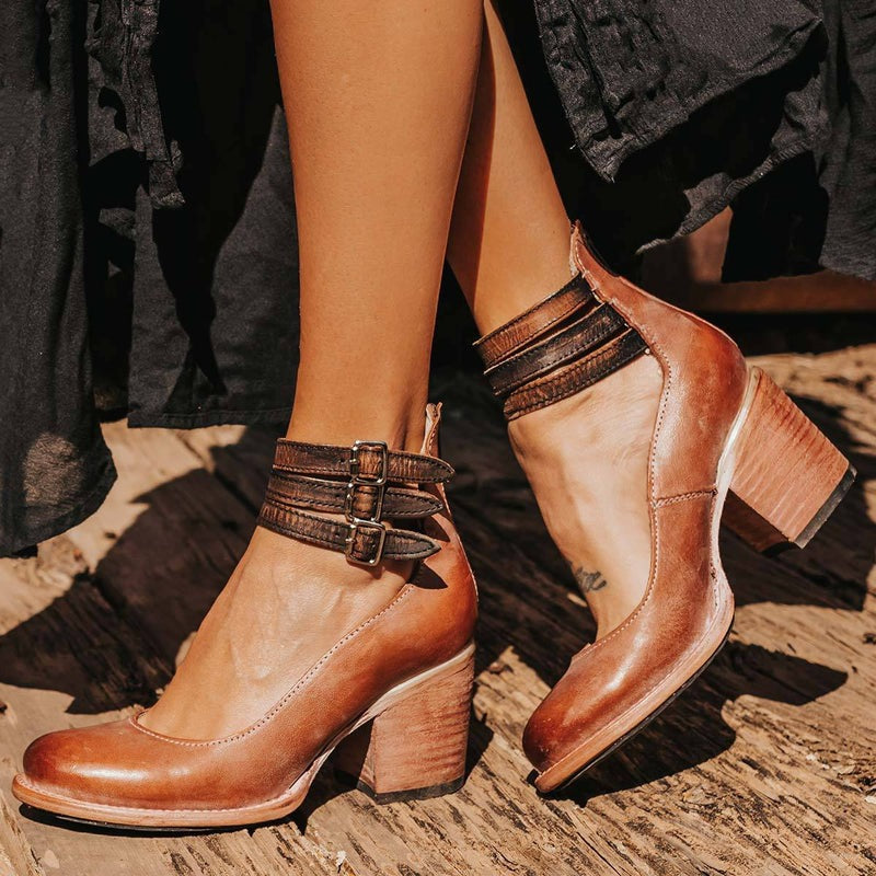 Elena | Pompes à talons hauts Vintage
