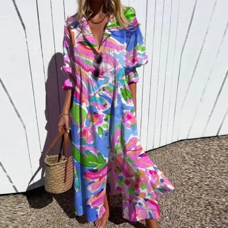 FloraLuxe Cologne Robe