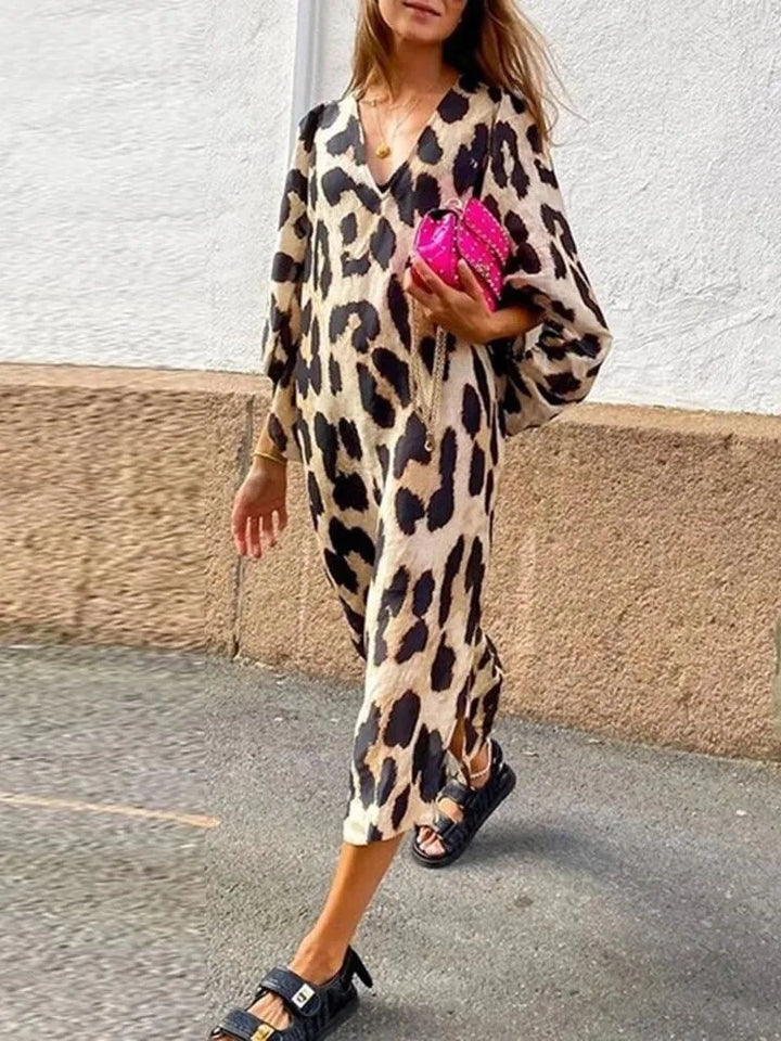 Lisa™ – Robe à imprimé léopard