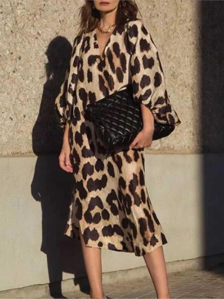 Lisa™ – Robe à imprimé léopard