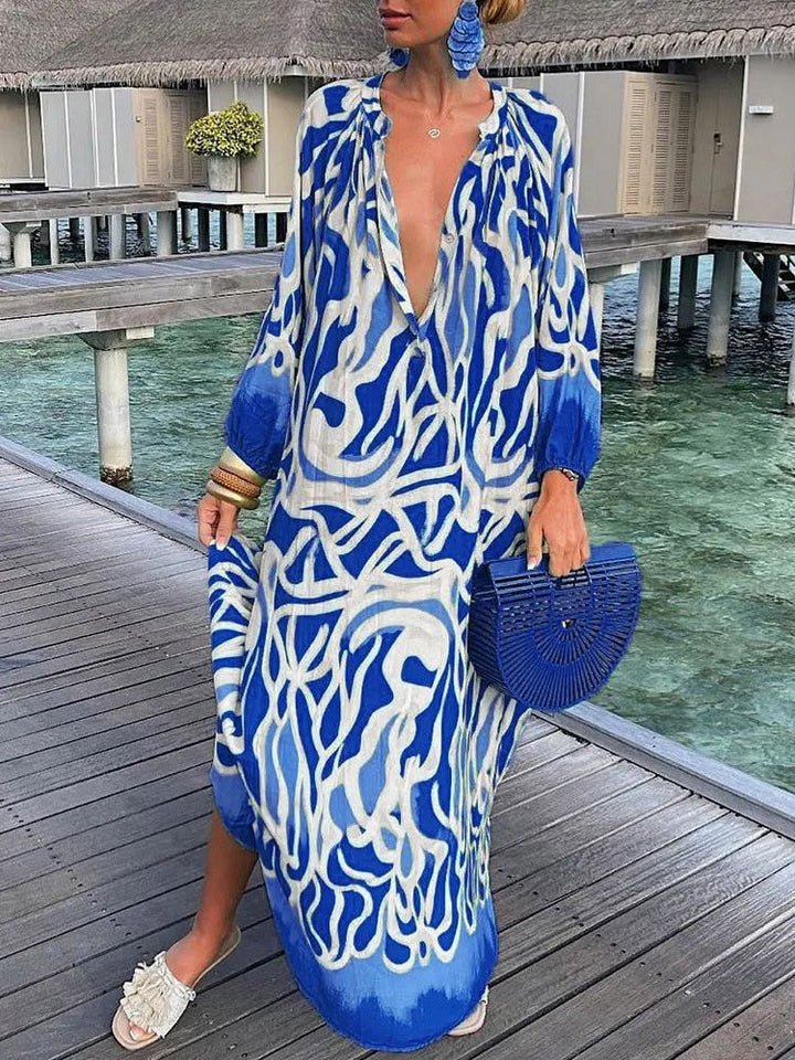 Aurélie | Robe colorée et sophistiquée